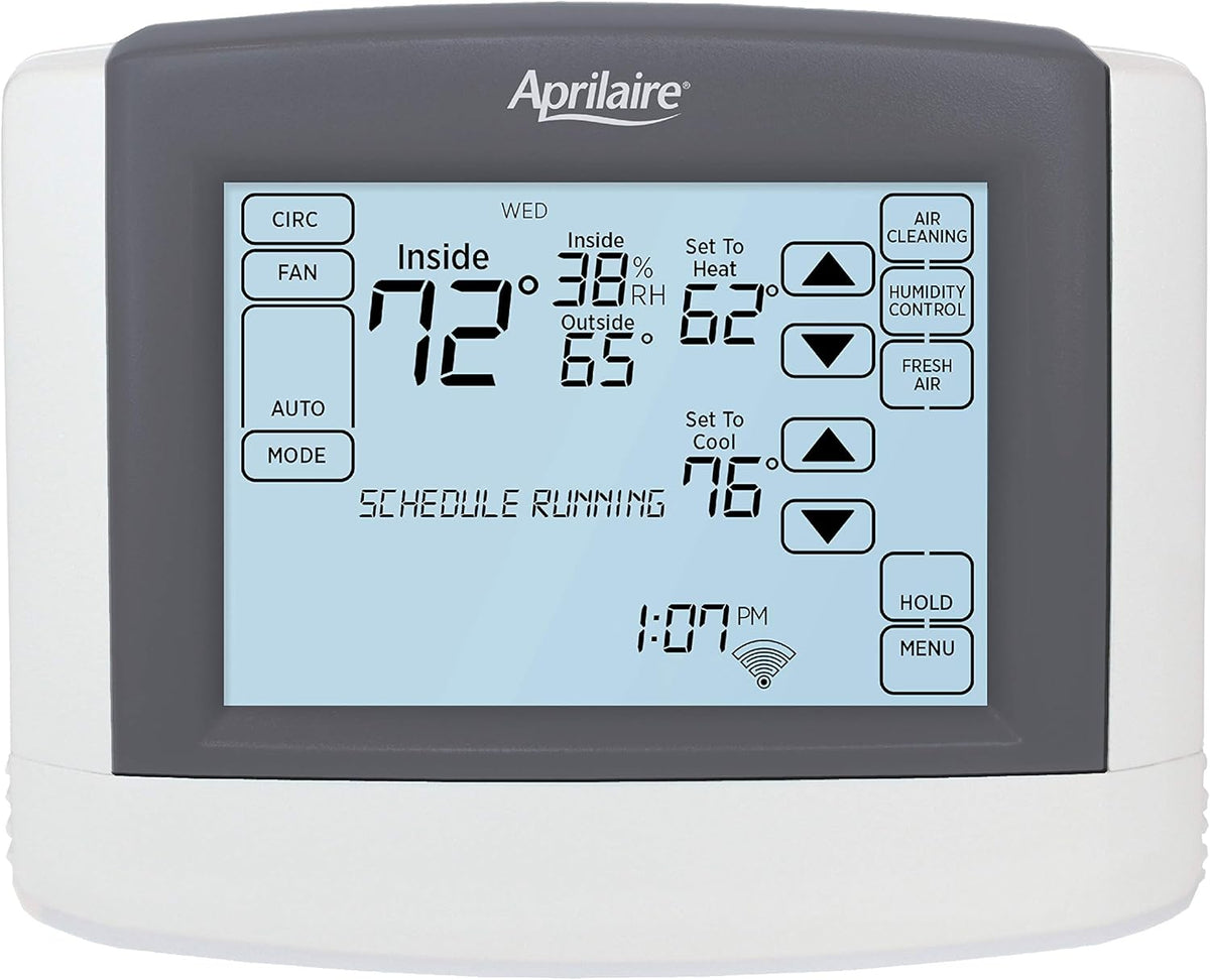 Aprilaire 8620W Universal Wi-Fi Touchscreen Thermostat with IAQ Control