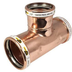 Apollo 10062079 Copper Press Reducing Tee 3 x 3 x 2-1/2 in.