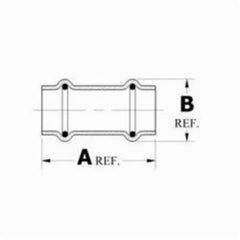 Apollo 10075517 801 Coupling No Stop Copper Small Diameter PxP 1x1