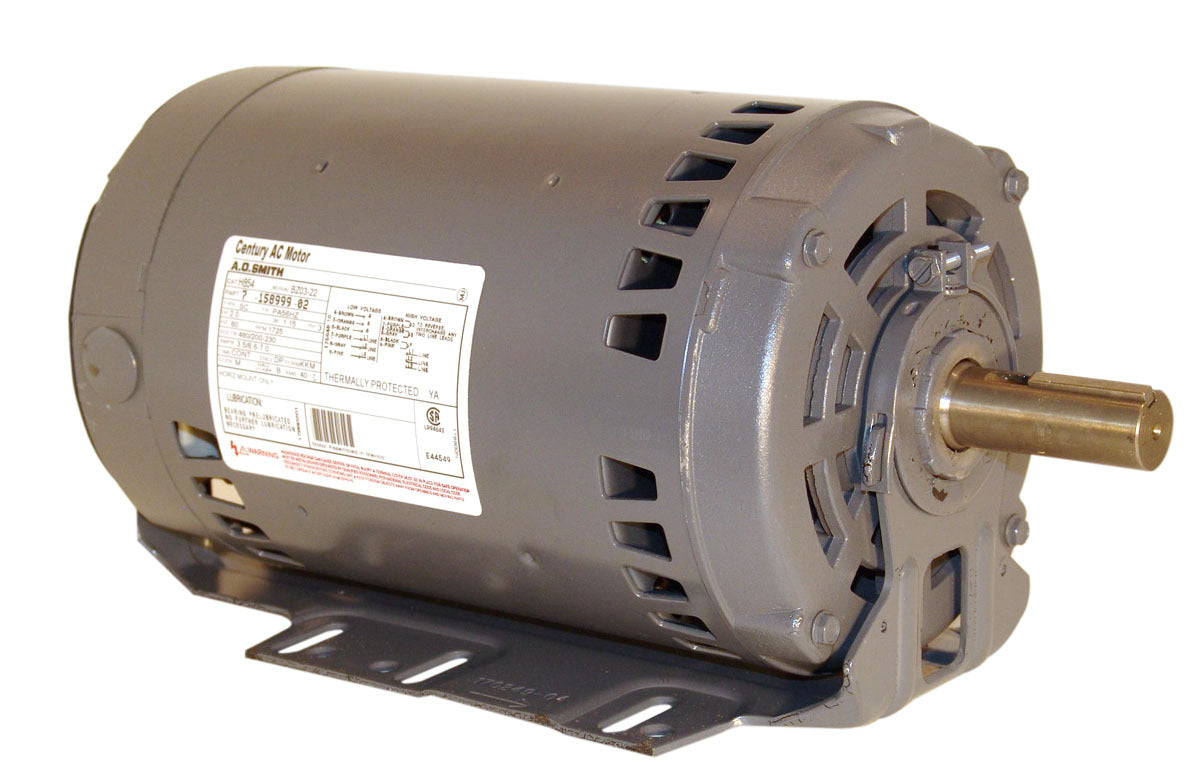 Century UH845 Fan and Blower Motor 3 HP 460/200-230 Volt 56HZ