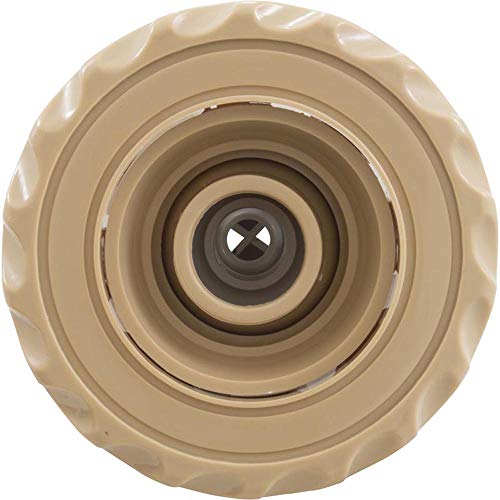 Custom Molded Products 25591-219-000 3.5 Inch Gunite Jet Directional Adjustable Scalloped Non-Textured Tan