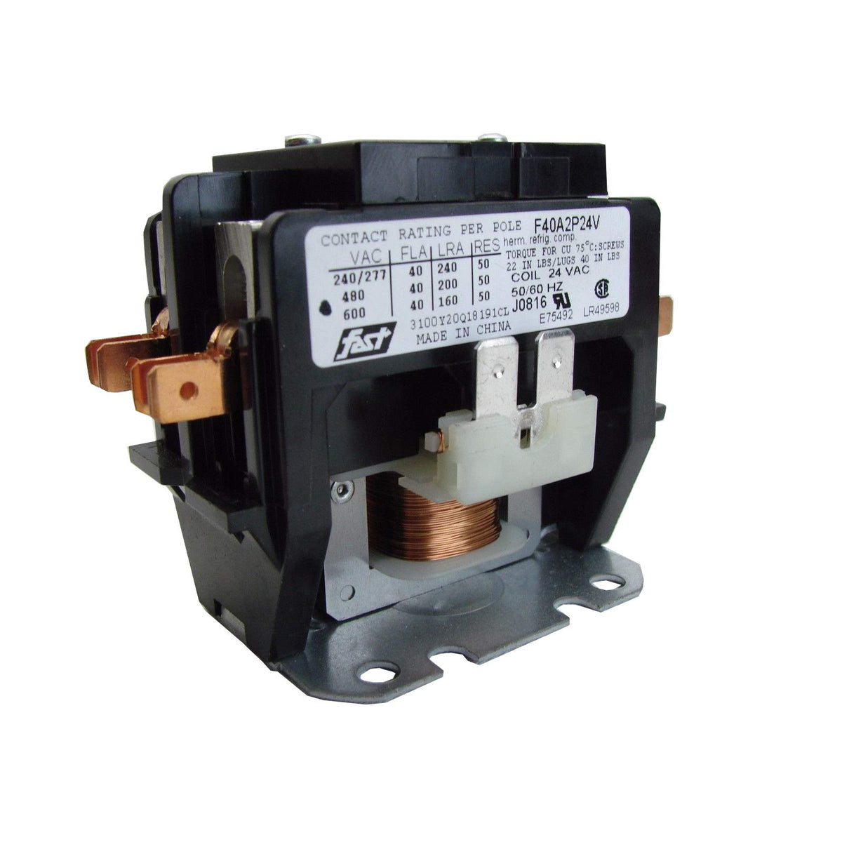 Heil Quaker 1149653 Contactor 2 Pole 40 AMP 240V