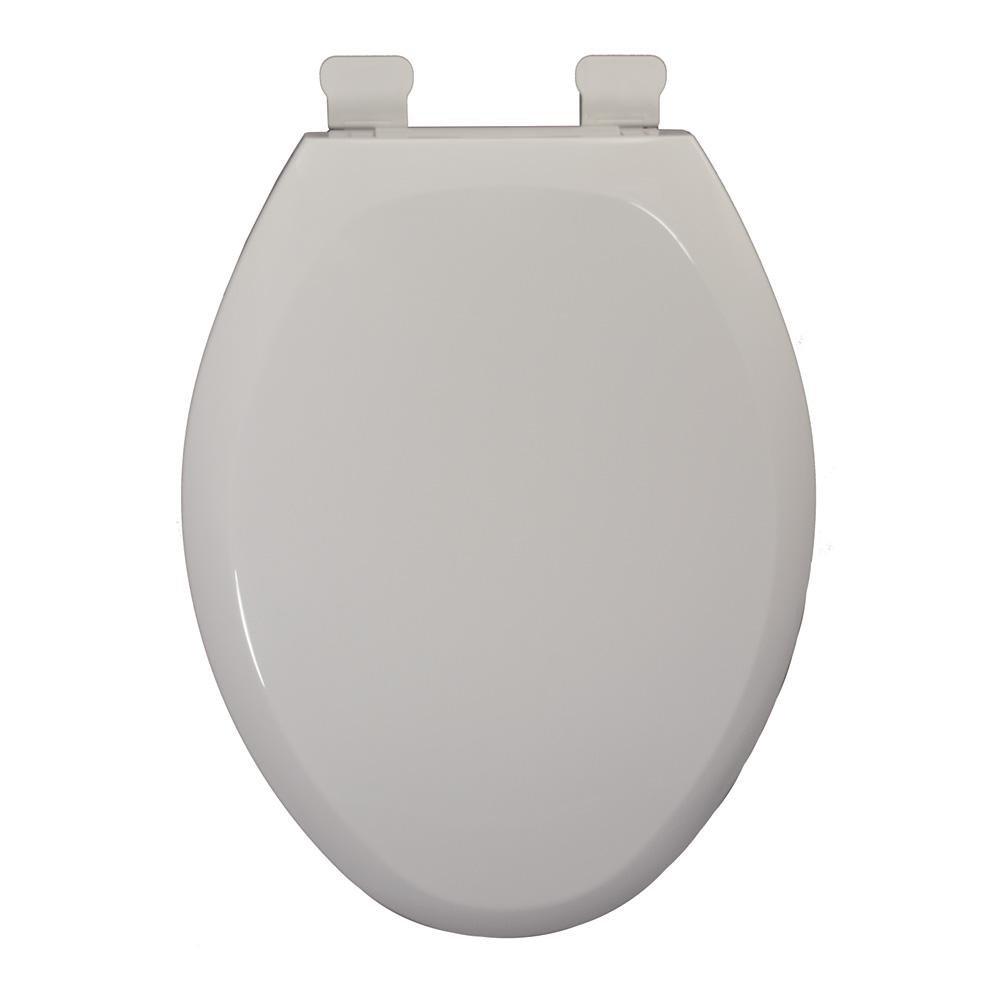 Jones Stephens C2200S04 Elongated Plastic Toilet Seat in Cotton