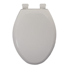 Jones Stephens C2200S04 Elongated Plastic Toilet Seat in Cotton