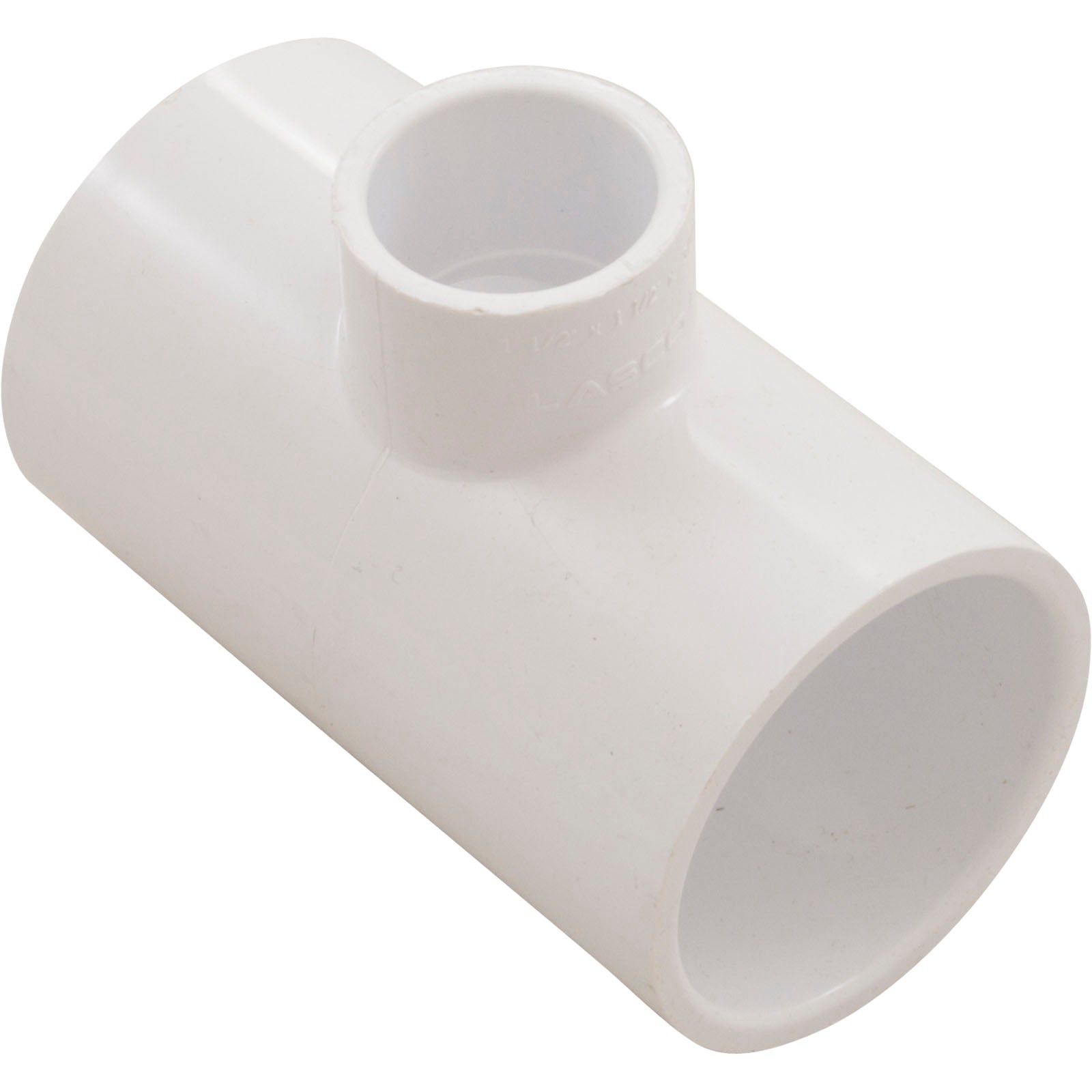 Lasco 401-210 PVC Reducer Tee Socket x Socket x Socket 1-1/2 x 1-1/2 x 3/4 Pipe Size