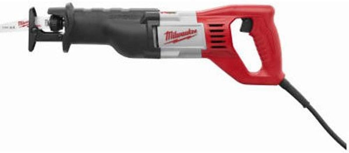 Milwaukee 6509-31 Sawzall Reciprocating Saw Kit, 12 Amp, 3/4 Stroke