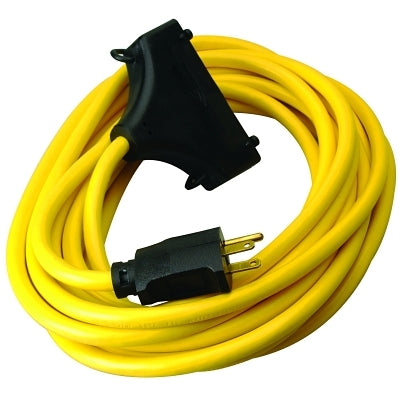 Southwire 19100002 Generator Extension Cord 25ft 3 Outlets Yellow