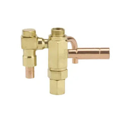 Sporlan SQBODY Thermostatic Expansion Valve Body Only Internally Equalized 3/8 Inch ODF Male Inlet x 1/2 Inch ODF Male Outlet