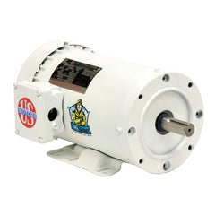 US-Nidec WD5P2DC White Epoxy Washdown Motor 5HP TEFC Three Phase 184TC