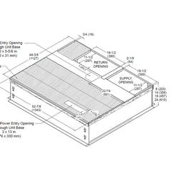 Allied Commercial 21J19 QCA/QGA Series 14 in High Roof Curb Clip Type