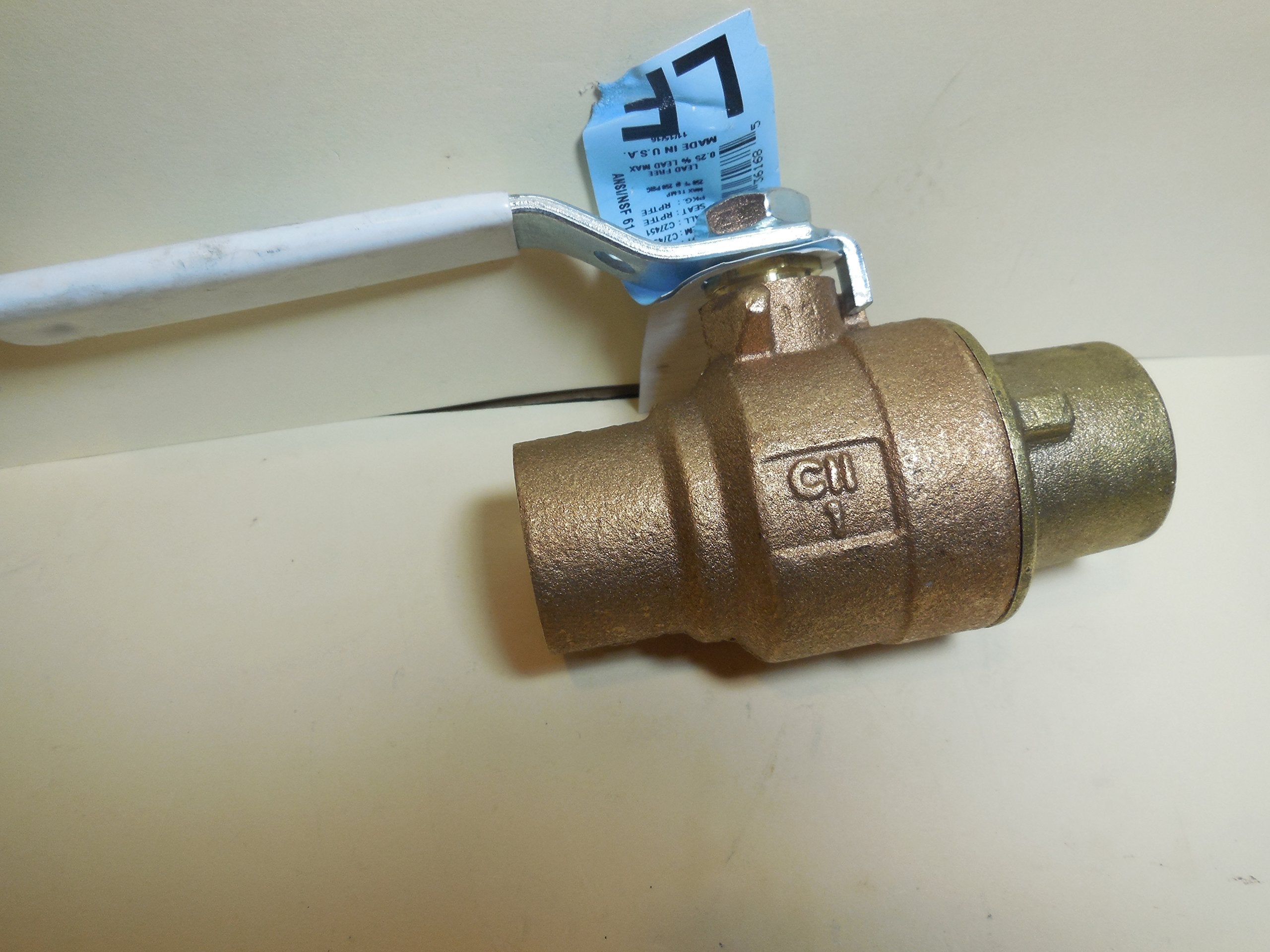 Apollo Valves 77CLF-205-01A Ball Valve 600 PSI 1 inch Lead-Free Bronze