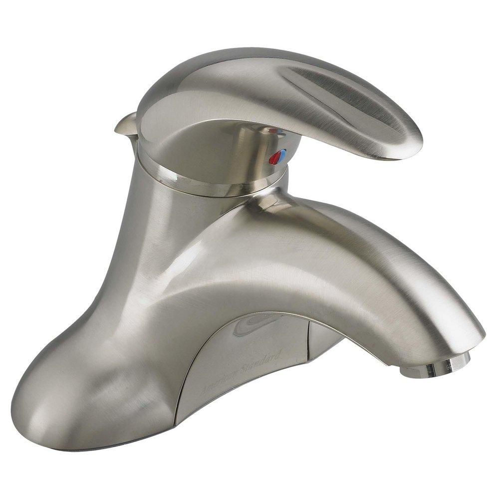 American Standard 7385000.295 Reliant 3 Single Handle Centerset Bathroom Sink Faucet in Brushed Nickel