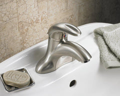 American Standard 7385000.295 Reliant 3 Single Handle Centerset Bathroom Sink Faucet in Brushed Nickel