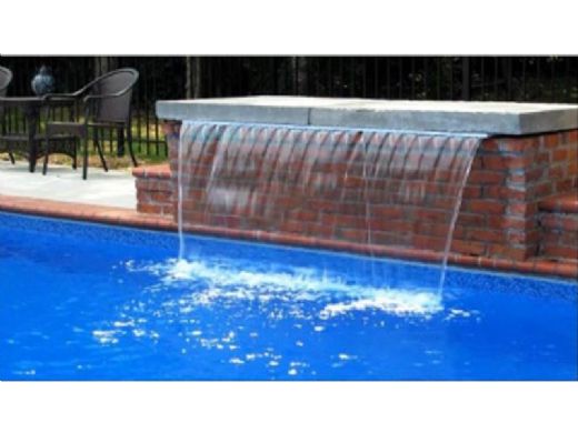 Custom Molded Products 25577-230-120 24In Pool Waterfall 12In Lip White