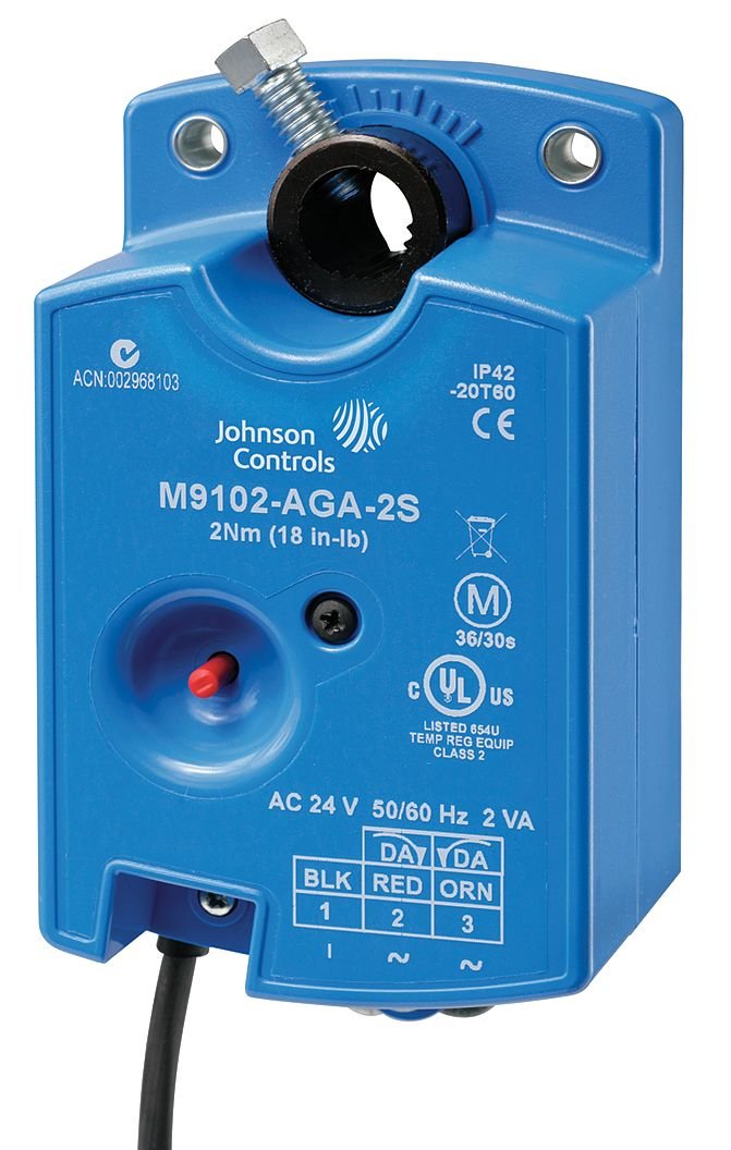 Johnson Controls M9104-GGA-2S Electric Actuator 35 in-lb. Running Torque -4 to 125 Degree F