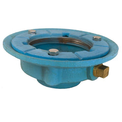 Jones Stephens D65202 7 by 2 in IPS Cast Iron Drain Body in Blue