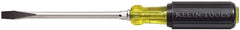 Klein Tools 602-4 1/4 Inch Keystone Screwdriver 4 Inch Round Shank