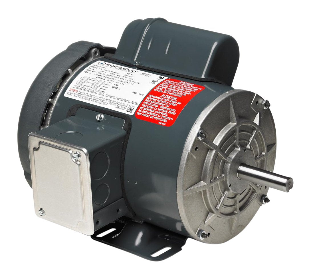 Marathon MC662 General Purpose Motor 1.5 hp TEFC 115/230 VAC 56 Frame