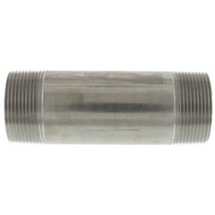 Merit Brass 4024-500 Stainless Steel Nipple Schedule 40 Welded 1.5 Inch x 5 Inch NPT Male