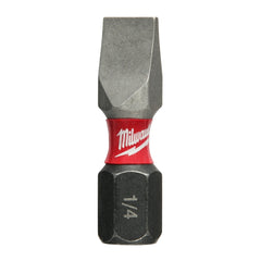 Milwaukee 48-32-4418 Shockwave Impact Slotted 1/4 Insert Bits 2PK