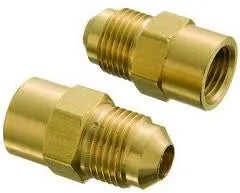 Mueller U3-8D Brass Adapter Fitting 1/2 in. Flare x 1/2 in. FPT