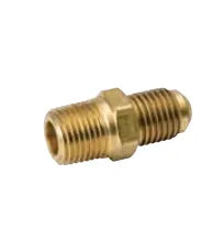 Mueller U1-12D Brass Half Union Connector 3/4 in Flare X 1/2 in NPTFE