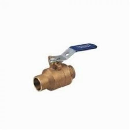 Nibco NJ8300E S-580-70 2-1/2 in. DZR Bronze Conventional Port Solder 600 Ball Valve