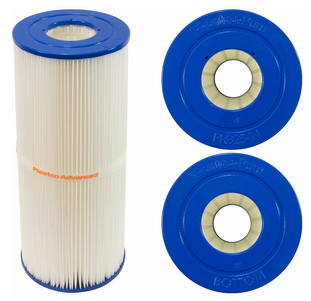 Pleatco PRB25-IN-4 Pool Filter Cartridge 25sqft 2.13OT&OB 5D 13.94L 4oz