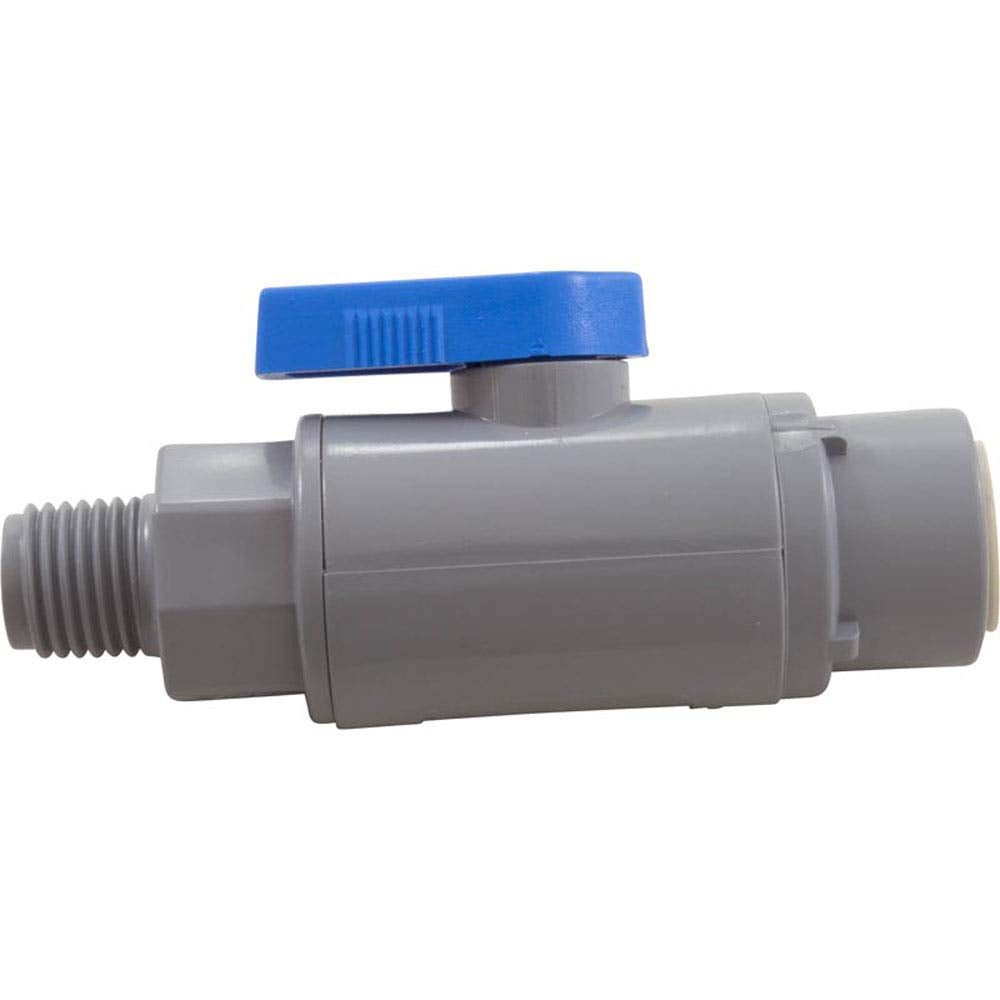 Rola-Chem 7125190 Ball Valve Quick Connect 3/8 Tubing x 1/4 mpt