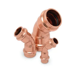 Sporlan MZK-45E12-HNBR ZoomLock Crimp To Connect Refrigerant Fitting 3/4 45 Degree Elbow