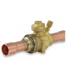 Sporlan EBVP-1030 Brass Ball Valve With Access Fitting 3/8 inches ODF