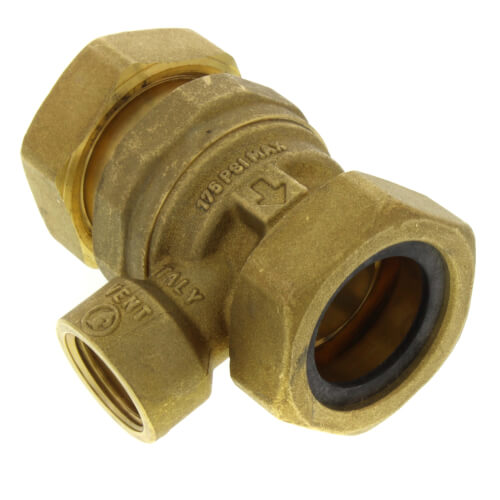 Taco 3193-T1 3/4 Brass Backflow Preventer Union FNPT