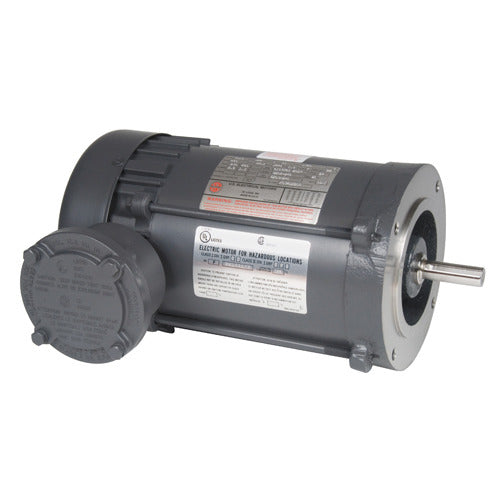 Nidec XS1CA1JCR Hazard C-Face 1 Ph Motor, 1 HP, Split-Phase, 3600 RPM, 115, 208-230V, 56C Frame