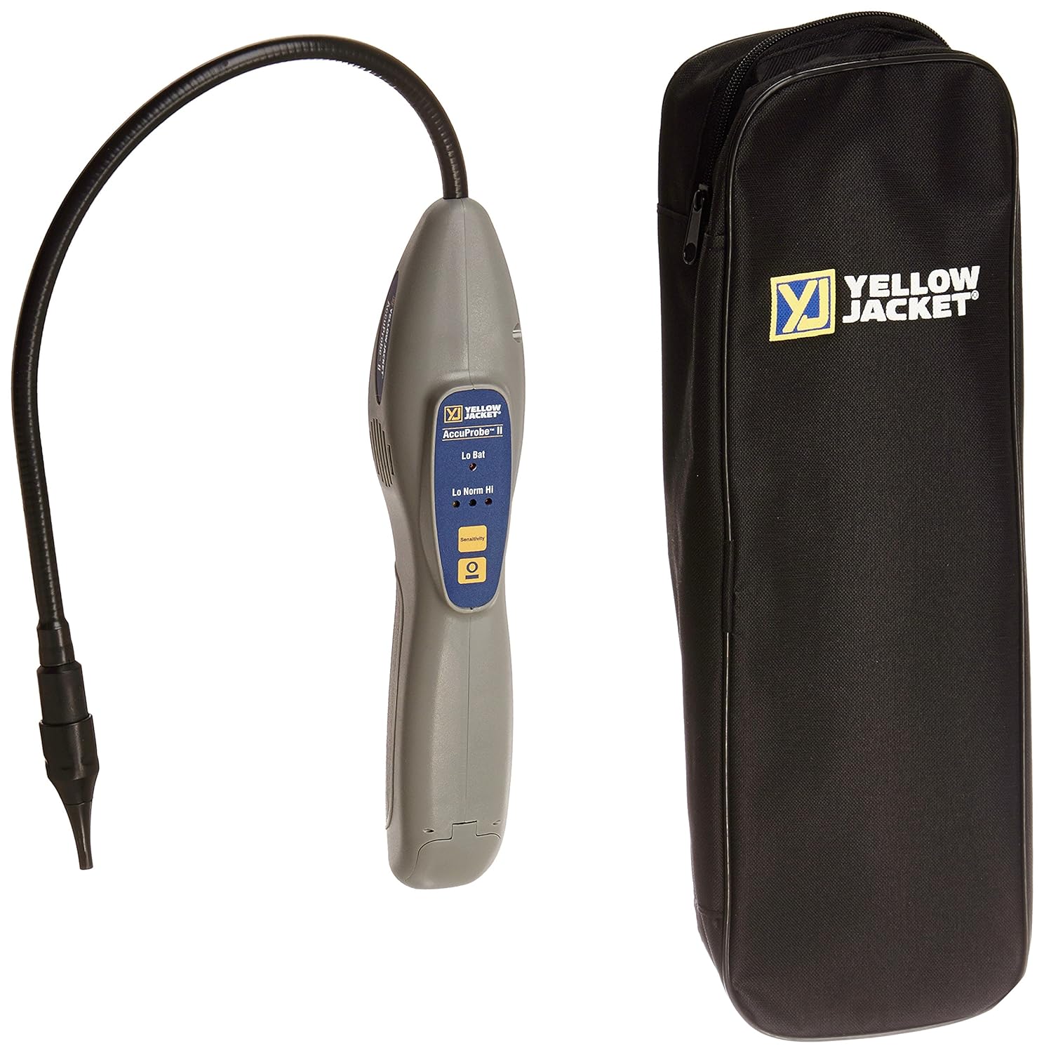 Yellow Jacket 69354 AccuProbe II Leak Detector Battery Operated 3 Sensitivity Level 1.7 g/yr