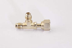 C&D Valve CD9611 Access Tee 1/4 Inch Flare Fitting