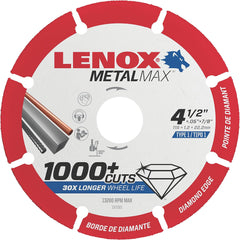 Lenox 1972921 Tools Cutting Wheel Diamond Edge 4-1/2 Inches