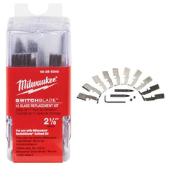 Milwaukee 48-25-5340 2-1/8 inch Switchblade 10 Blade Replacement Kit