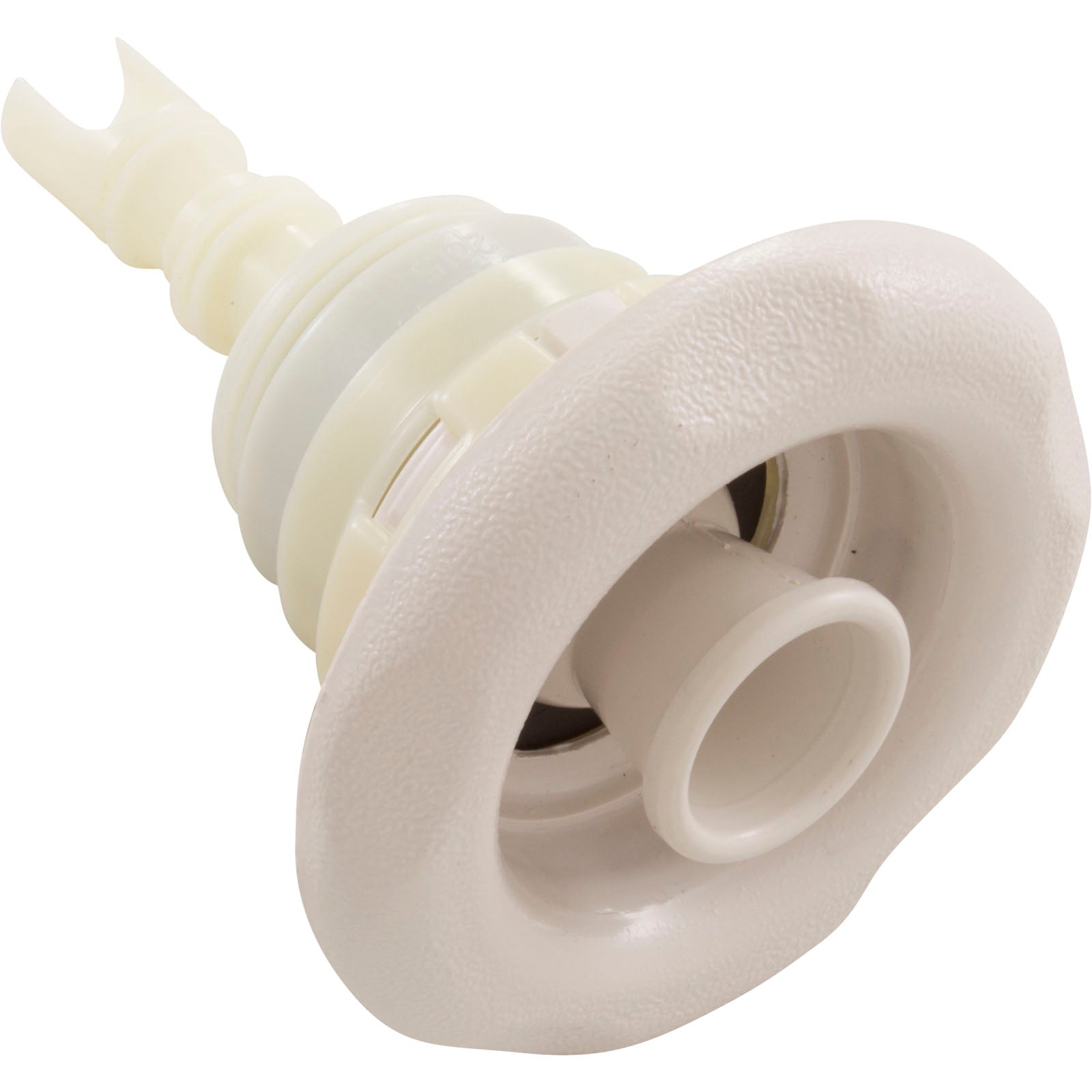 Waterway Plastics 229-8050 Smooth Five-Scallop Directional Spa Jet White