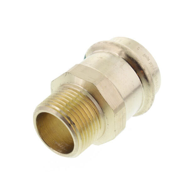 Viega 79240 ProPress Zero Lead Bronze Adapter Male 1 Inch x 3/4 Inch P x Male NPT