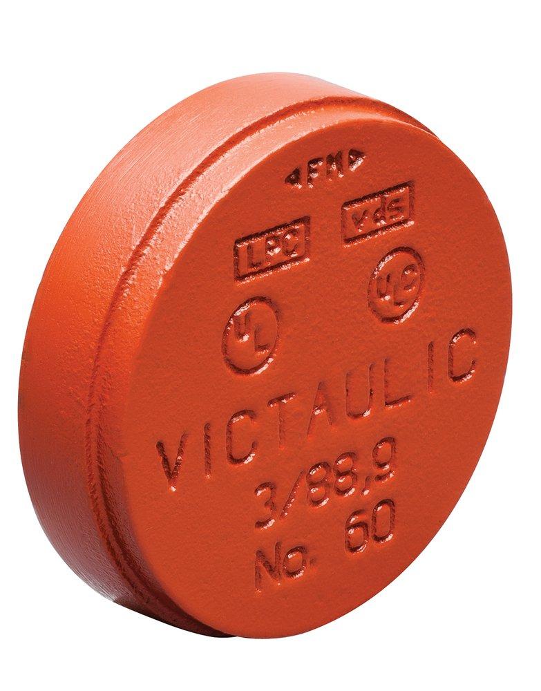 Victaulic F060060P00 FireLock Style 60 6 in. Grooved 1000# Painted Cap