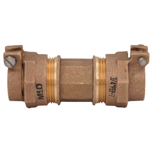 A.Y. McDonald 5142-126 3/4 in. Compression Brass Coupling