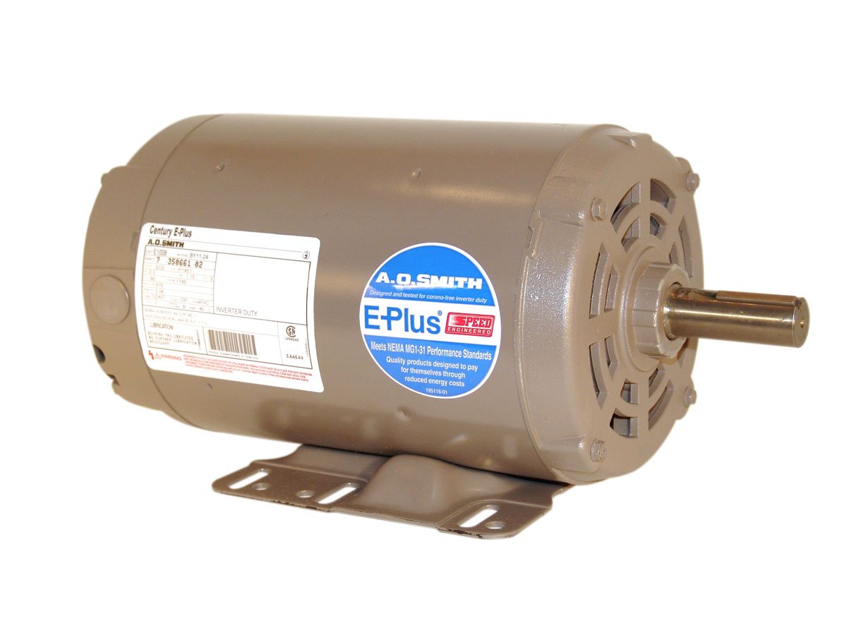 Century H534L Electric Motor 1-1/2 HP 200-230/460 Volts 1725 RPM