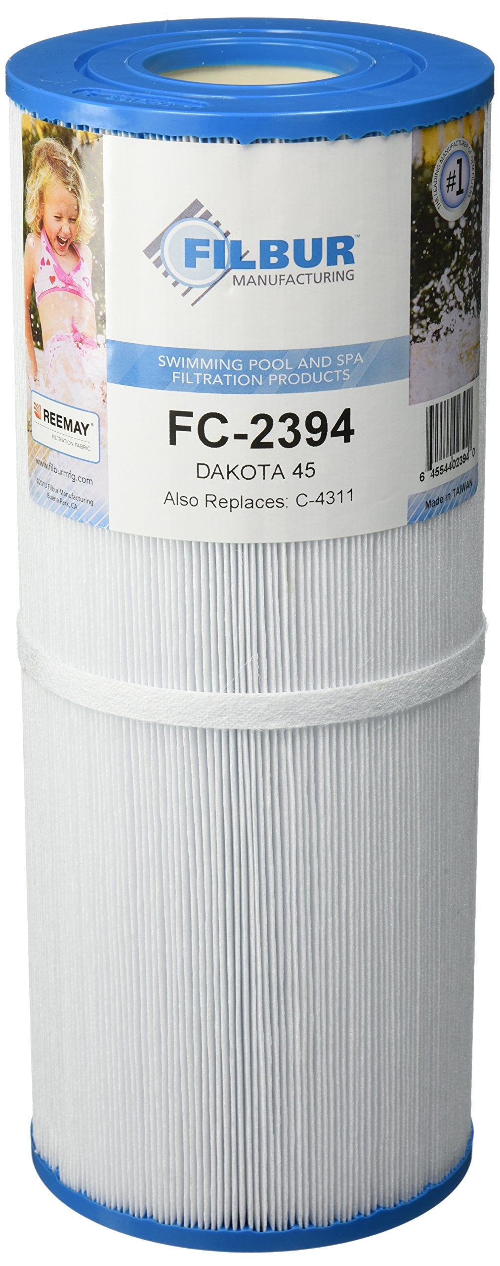 FILBUR FC-2394 ANTIMICROBIAL PLEATED FILTERS