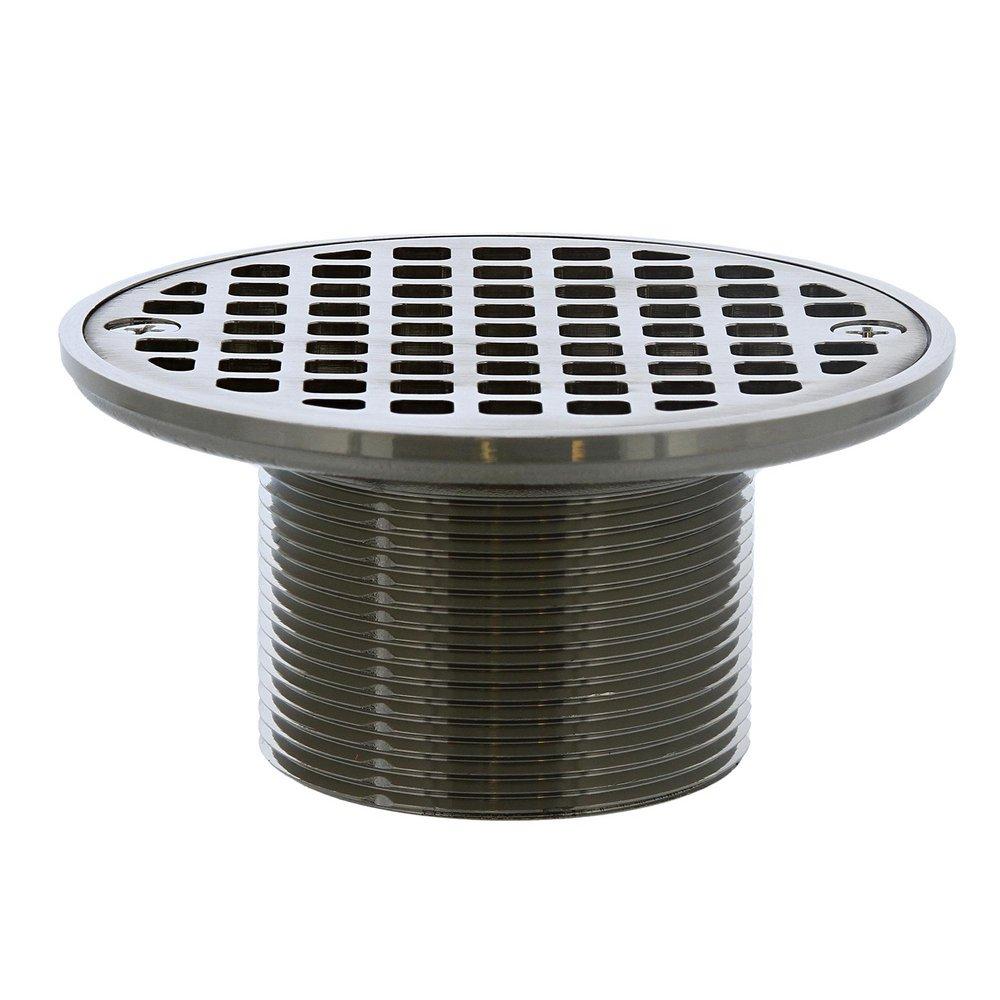 Jones Stephens D6098BN 2 Inch Brass Round Strainer in Brushed Nickel