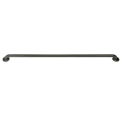 Jones Stephens G12348 1-1/4 x 48 Grab Bar w/ Concealed Snap-On Flange Peened Finish