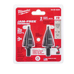 Milwaukee 48-89-9239 2 PC #9 Step Drill Bit Set