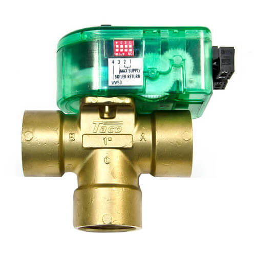 Taco I075T3S-1 i-Series Mixing Valve 3 Way 3/4 Threaded Setpoint