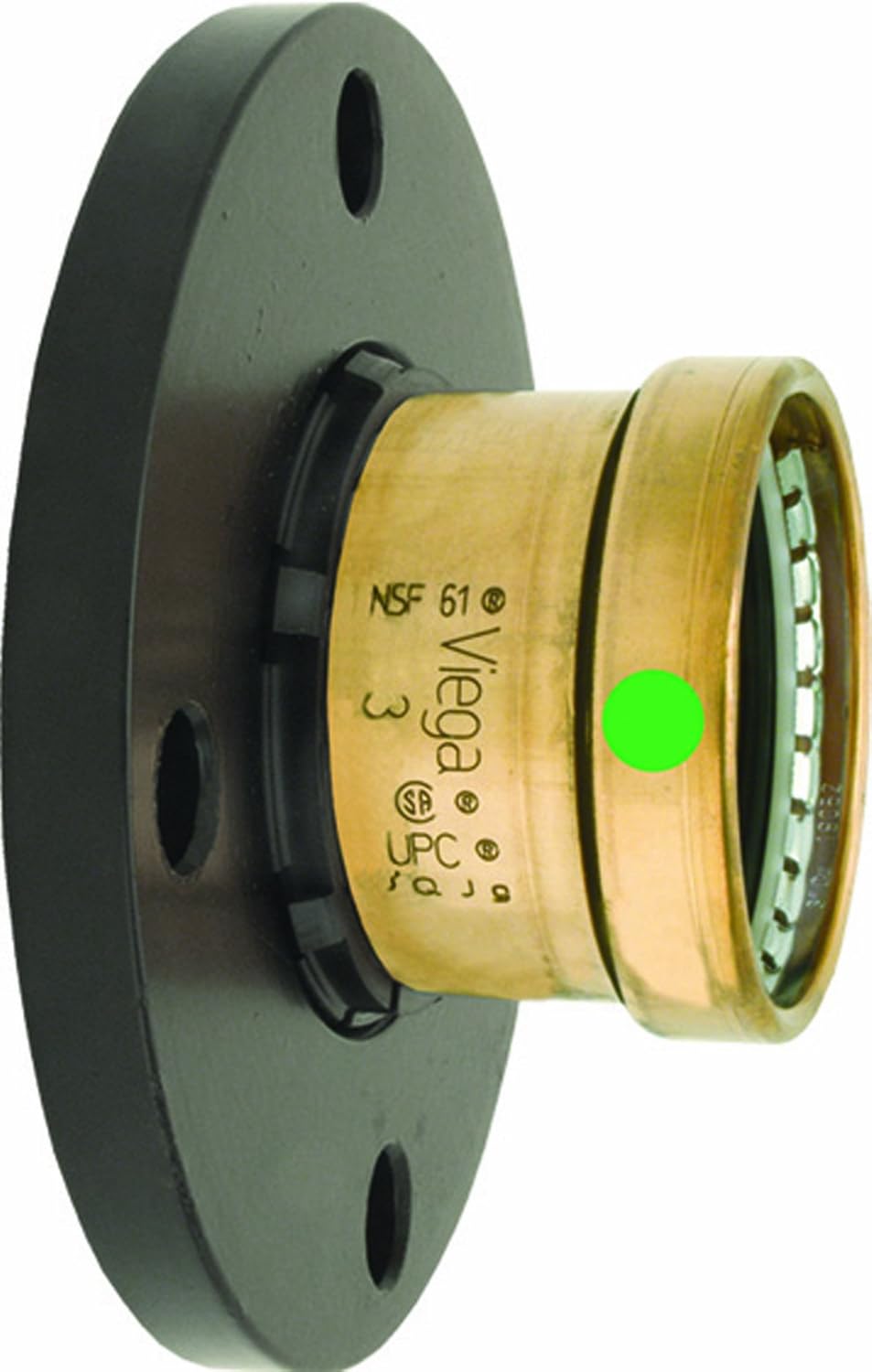 Viega 20858 ProPress Zero Lead Copper XL-C Adapter Flange Press x Flanged Connection