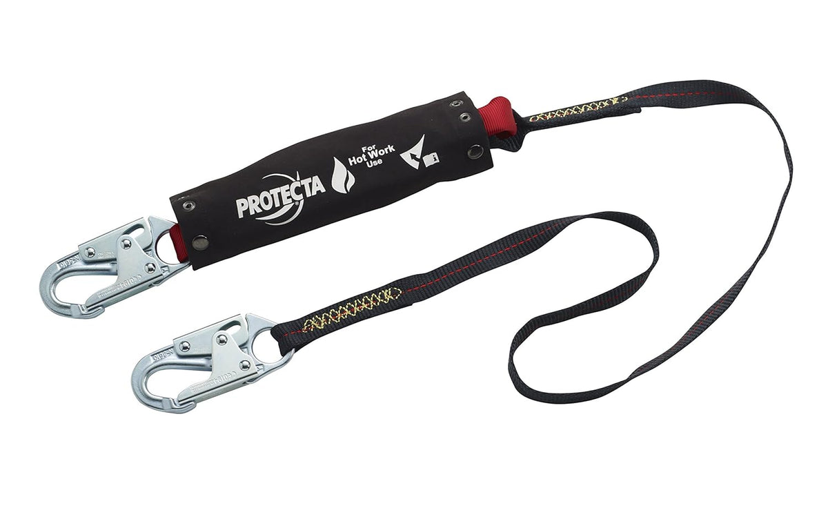 3M 1340129 Protecta PRO Hot Works Shock Absorbing Lanyard 6 ft 310 lb Weight Capacity