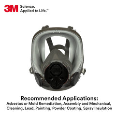 3M 6900DIN Full Facepiece Reusable Respirator 6000 Series L